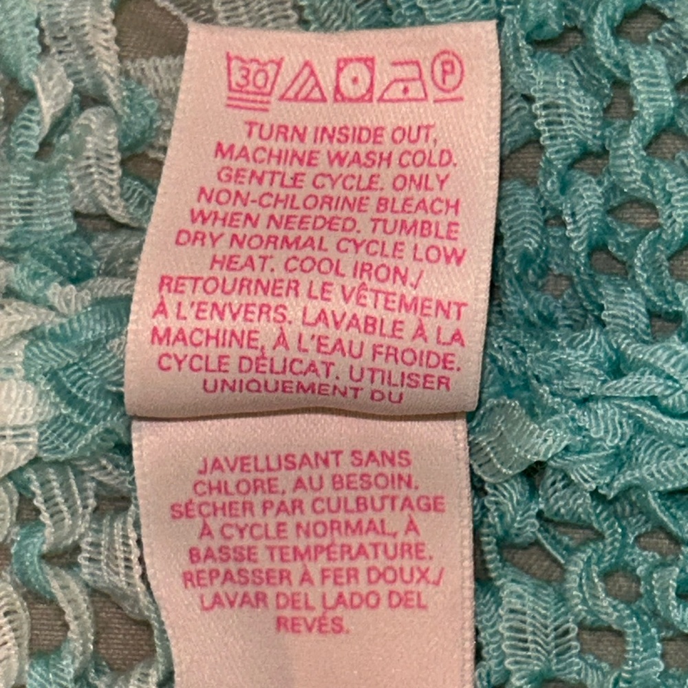 VS Striped Knit Hooded Swim Coverup Sweatshirt - Picture 10 of 11